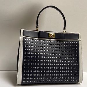 Kate spade perforated bag in blue